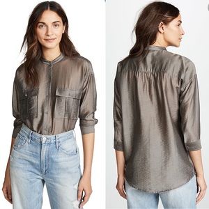 Joie Lidelle E Cargo Shirt in Moss | EUC